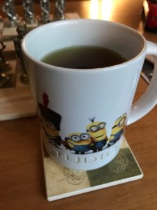 Minions coffee mug with tea