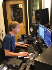 Justin Hind recording CDI