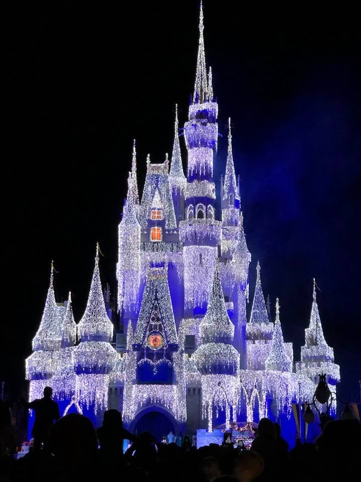 Cinderella's Castle lit up