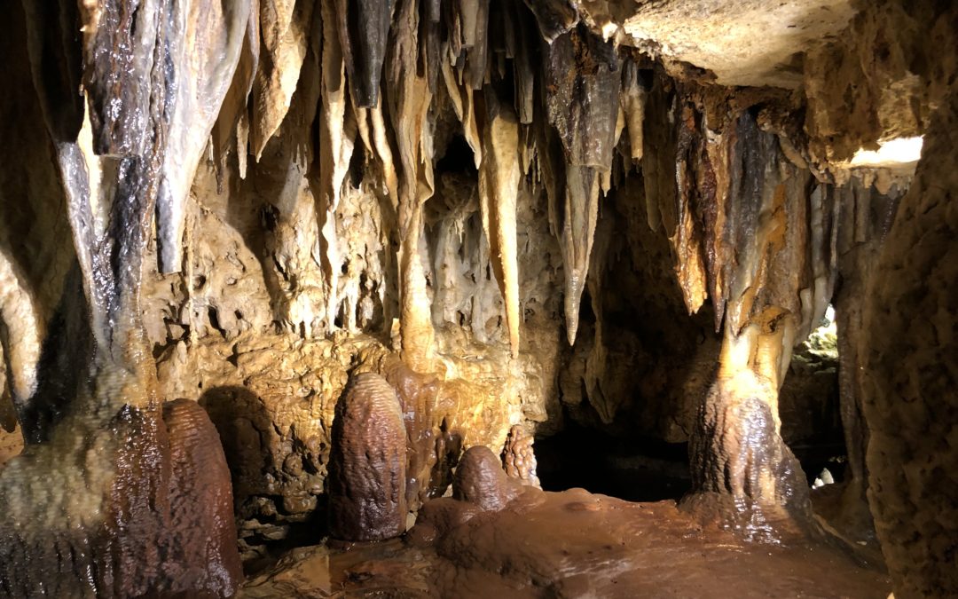 Stalactites in Cave of the Mounds