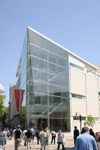 Outside of the Madison Museum of Contemporary Art