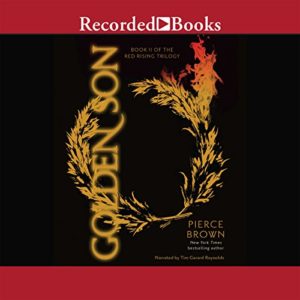 The cover of the Golden Son audiobook