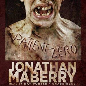 Cover of Patient Zero audiobook with ghoulish body