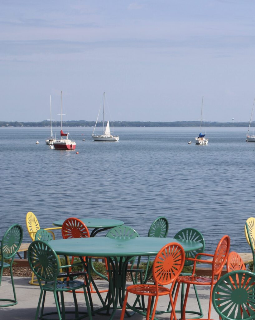 UW Madison Union Terrace and Lake Mendota