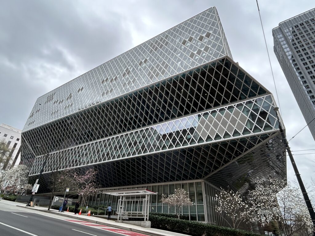 Exterior of the Seattle Public Library