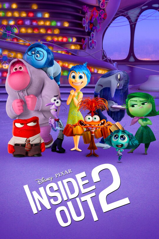 Poster of Inside Out 2 with all the emotions