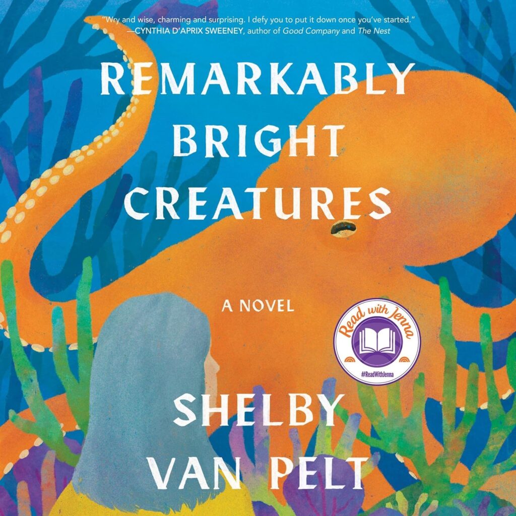The cover of the Remarkably Bright Creatures audiobook