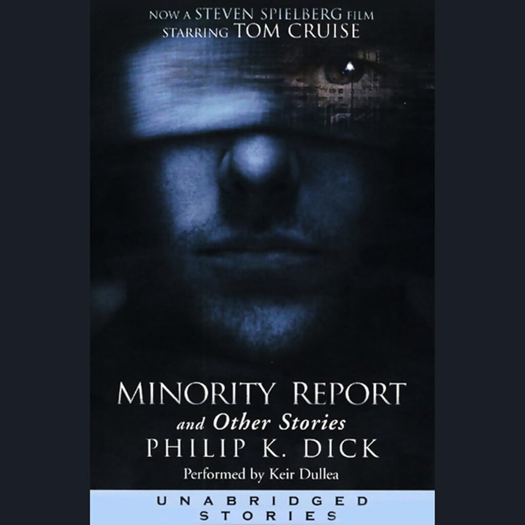 The cover of the audio book Minority Report and Other Stories